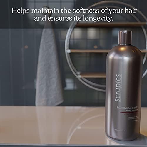 Platinum Shine Shampoo by Scruples - 8.5 oz | Nourishing Hair Care for Radiant Shine