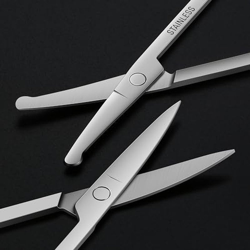 NATZERAT 5-Piece Set of Facial Hair Small Trimmer Scissors For Men's and Women's Hair is suitable,Eyebrow, Nose Hair, Mustache, Beard, Eyelashes