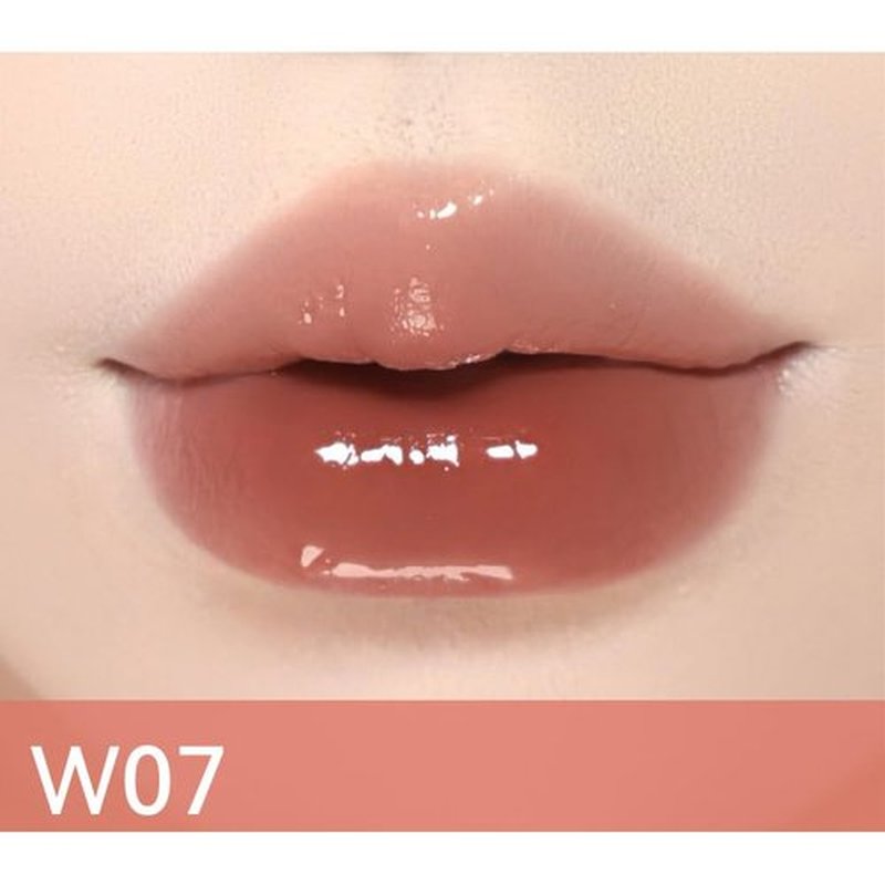 ChongTai 1 PC AZTK Long Lasting Melting Jelly Mirror Effect Solid Moisturizing Lipstick, Jelly Lipstick, Mirror Effect Solid Lip Glaze, Lip Plumper Lipstick (W07, 1.9g)