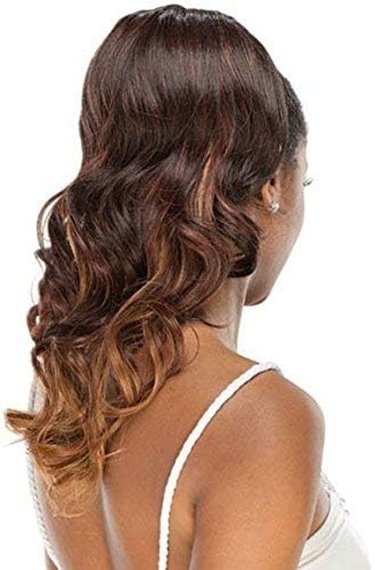 PIGTAIL GIRL (#1 Jet Black) - Shake N Go Equal Drawstring Ponytail Synthetic Hair by FREETRESS EQUAL