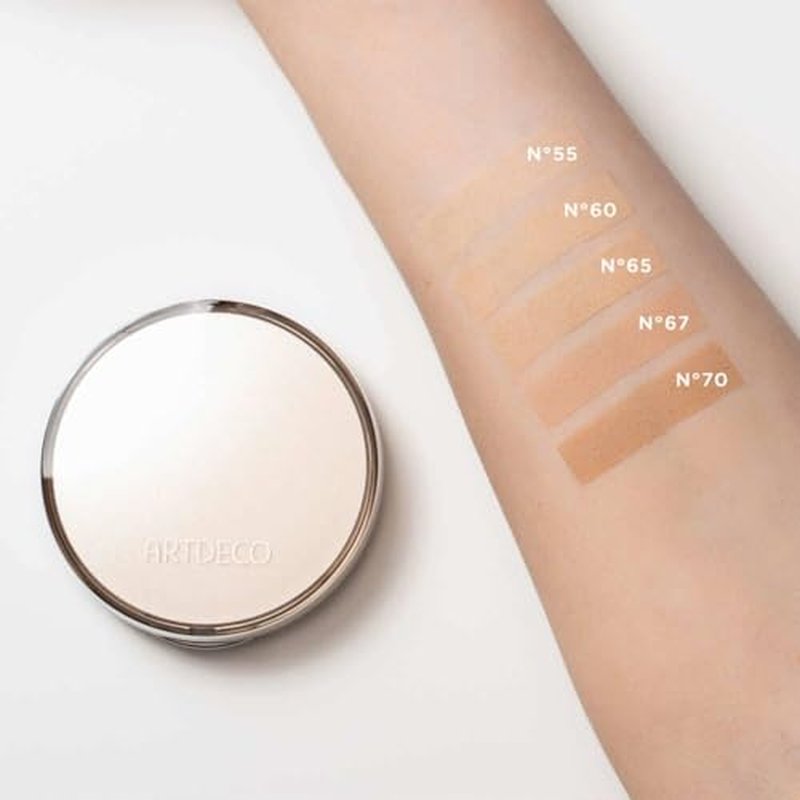 ARTDECO Hydra Mineral Compact Foundation - fresh beige N°70 - Hydrating loose powder compact for a soft matte finish - good coverage without a mask-like effect - refillable - makeup - 0.35 Oz