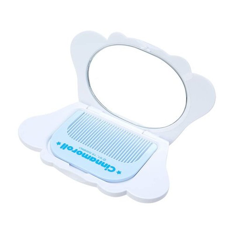 Sanrio 963810 Cinnamoroll Face Mirror & Comb Set