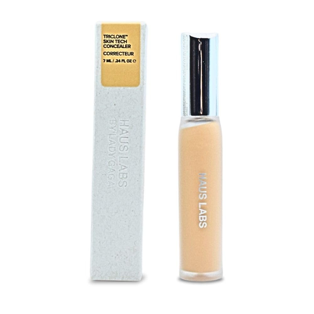 HAUS LABS BY LADY GAGA Triclone Skin Tech Hydrating + De-puffing Concealer with Fermented Arnica 10 Light Golden