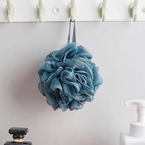 Darkblue Bath Shower Loofah Sponge, Skin Care Men Women Bathing Accessories 50g (1 Pack)