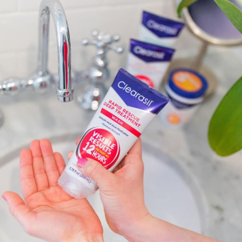Clearasil Ultra Face Wash - Daily Acne Treatment | 6.78 oz (Pack of 6)