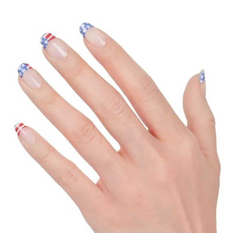 Red White and Belle - Color Street Nail Strips, FNG019