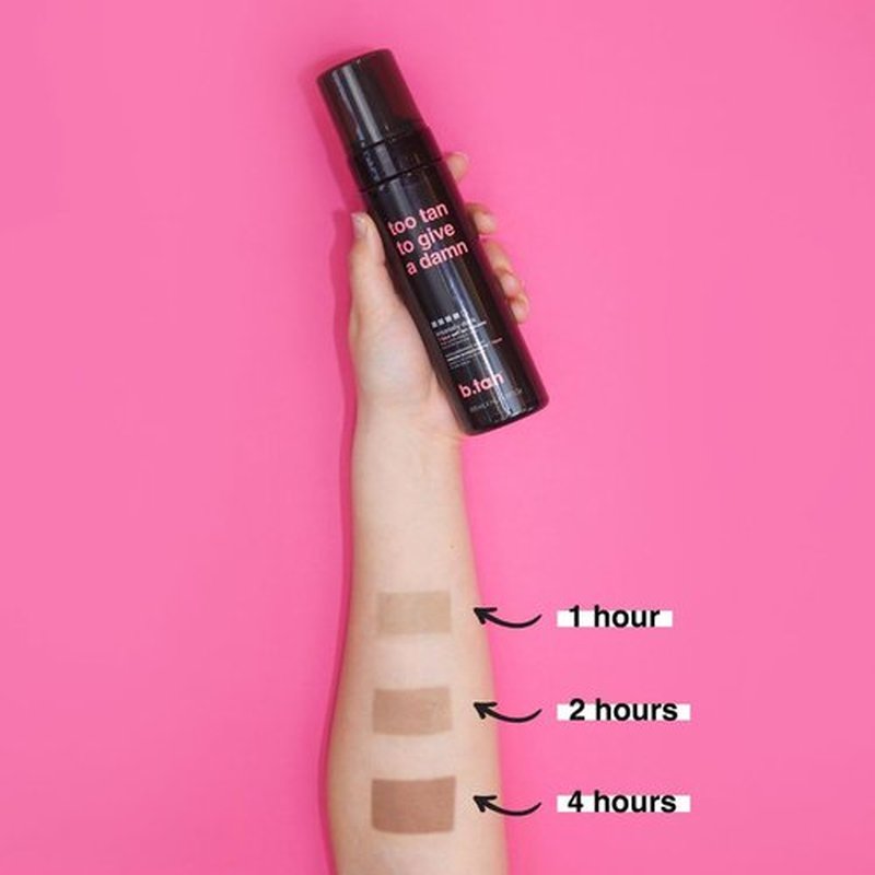b.tan Ultra Dark Self Tanner | Too Tan - Fast, 1 Hour Express Sunless Tanning Mousse, No Gimmicks, No Fake Tan Smell, No Added Nasties, Vegan, Cruelty & Paraben Free, 6.7 Fl Oz