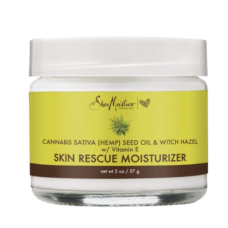 Hemp Seed Oil & Witch Hazel Skin Rescue Moisturizer - Hydrating Formula for All Skin Types
