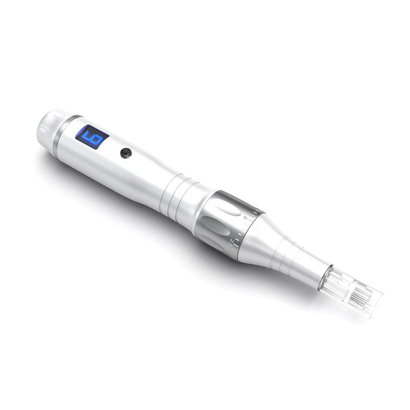 Derma Roller Pen 0.25mm, Microneedling Pen for Hair Face Scalp Beard Skin Care At Home Use