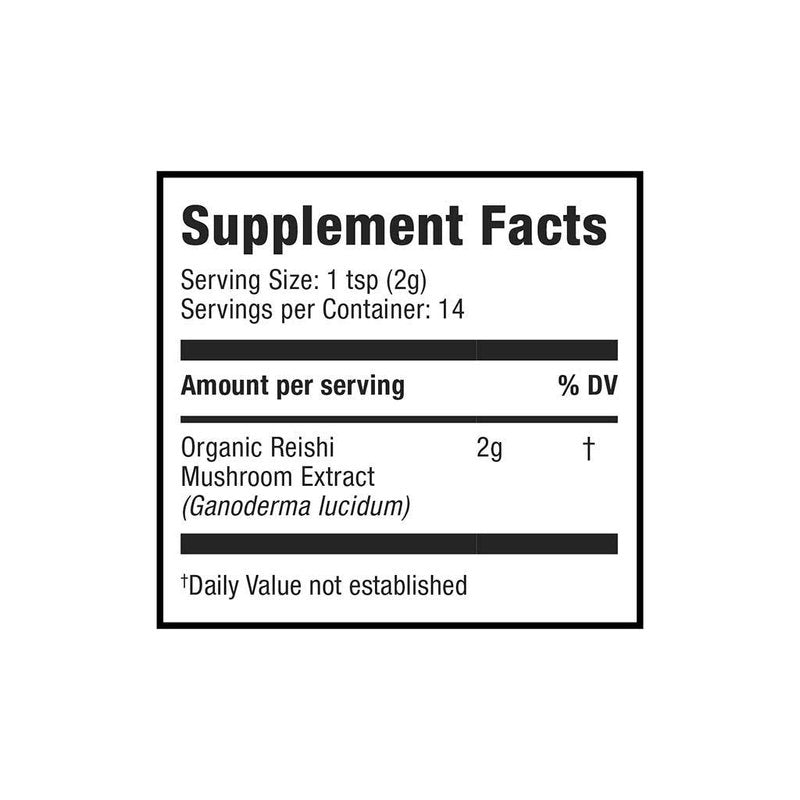 Reishi by Moon Juice - Organic Reishi Mushroom Powder Extract (700mg 1,3 and 1,6 Beta-Glucans per Serving) - Supports Mood, Concentration & Healthy Immune System - Vegan, Non-GMO (1.3oz)
