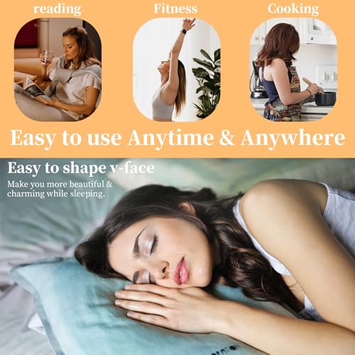 V Line Lifting Mask, V Shaped Face Mask, V Shaped Contouring Face Mask, Face Lifting Strap, Face Toning Belts, Jaw Exerciser, Washable and Reusable