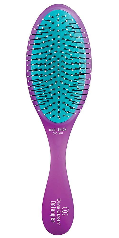 Olivia Garden OG Detangler Brush - Scalp-Massaging, Easy-Clean Design for All Hair Types