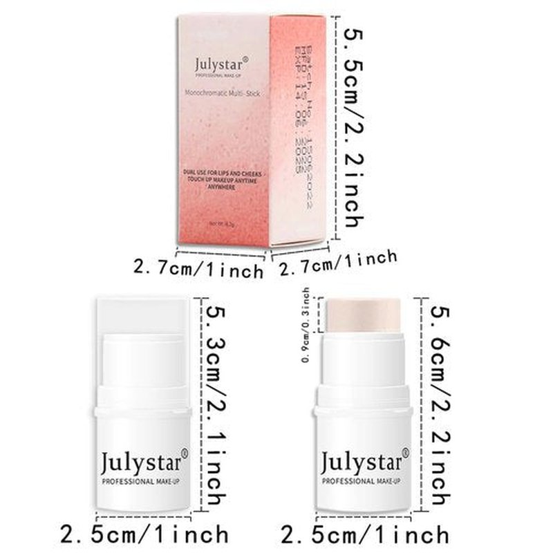 Cream Contour Sticks,Highlighter & Cream Blush Stick,Facial Shaping Makeup Sticks for Women,Face Make Up Sticks,Easy to Sculpt the Face and Create a Lightweight Finishing Makeup (#3, 0.7OZ)