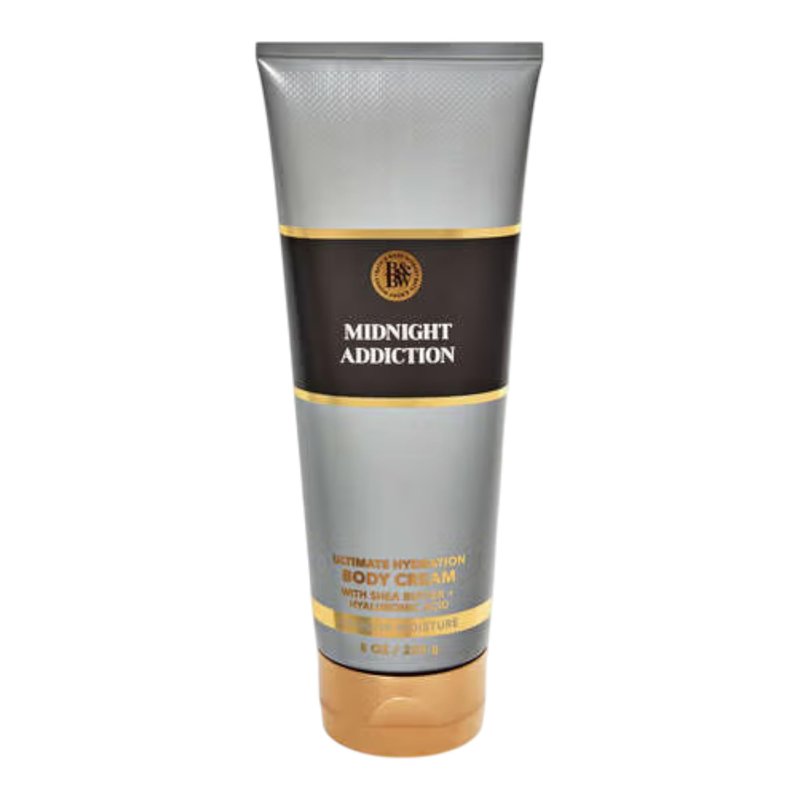 Bath & Body Works Ultimate Hydration Body Cream Gift Set For Women, 8 Fl Oz (Midnight Addiction)