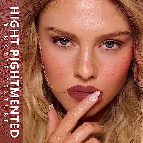 MAKI YIKA Orange Lipstick for Women Color Stay Long Lasting Lipsticks, No Smudge Matte Liquid Lipstick Transferproof Cruelty-Free Lip Color, Orange Red