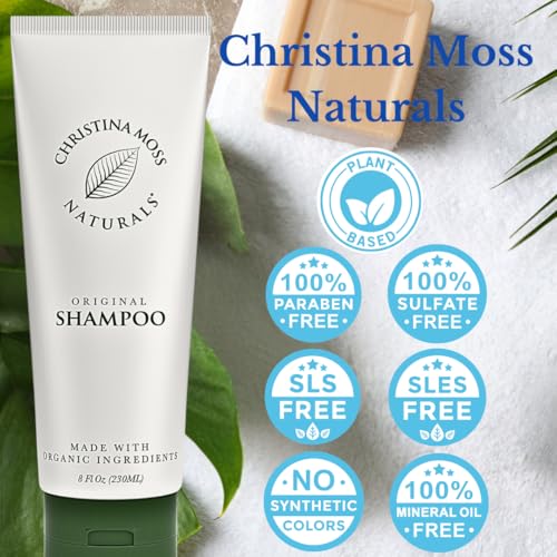 Clarifying Shampoo with Rosemary, Coconut Oil and Aloe Vera for A True Clean, Sulfate Free, Shampoo for Oily, Dry or Curly Hair, for Women and Men