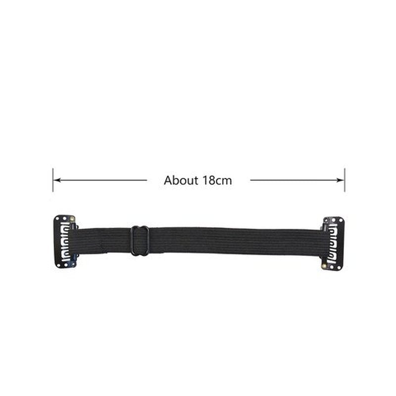 YTBYT 4 Pcs Facelift Bands with Clips Invisible Face Stretching Lifting Strap Adjustable Elastic Band Face Slimming Band (18cm Black Single Bands)
