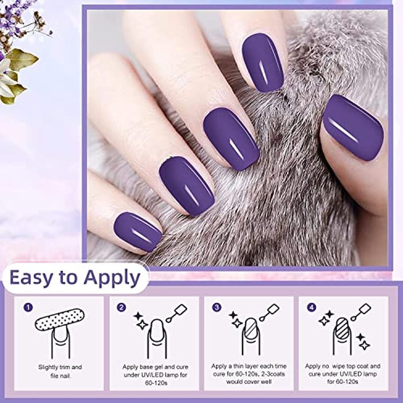 JEWHITENY 30PCS Nail Polish Kit 27 Colors Green Blue Pink Orange Gitter Sock Off Gel Polish with Matte& Glossy Top Base Coat for DIY Nail Art Manucure at Home Salon