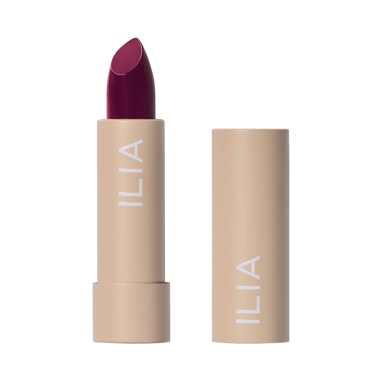 ILIA - Color Block Lipstick | Non-Toxic, Vegan, Cruelty-Free, Hydrating + Long Lasting, No Budge Color with Full Coverage (Amberlight (French Nude With Neutral Undertones), 0.14 oz | 4 g)