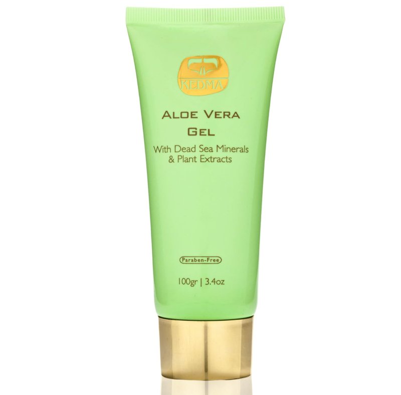 KEDMA Cooling Aloe Vera Gel | With Dead Sea Minerals & Chamomile | Soothes Irritated Skin | For All Skin Types | 3.4 oz