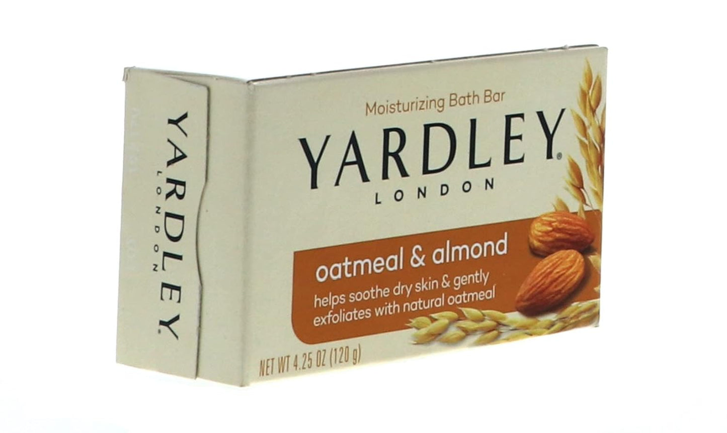 Yardley Oatmeal and Almond Naturally Moisturizing Bath Bar (Pack of 20)