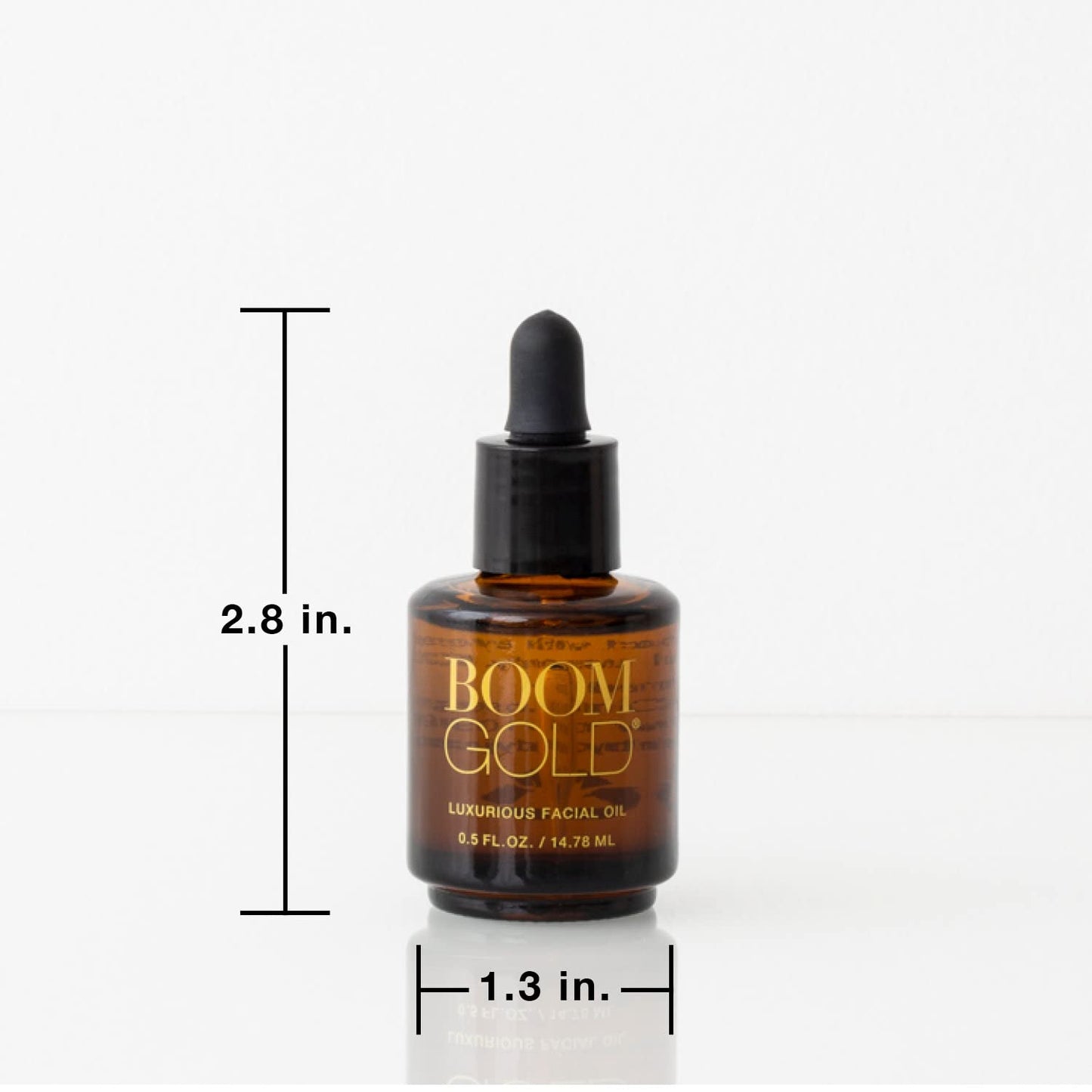 Boom Gold® Lightweight & Luxurious Facial Oil w/Organic Ingredients .5 Oz