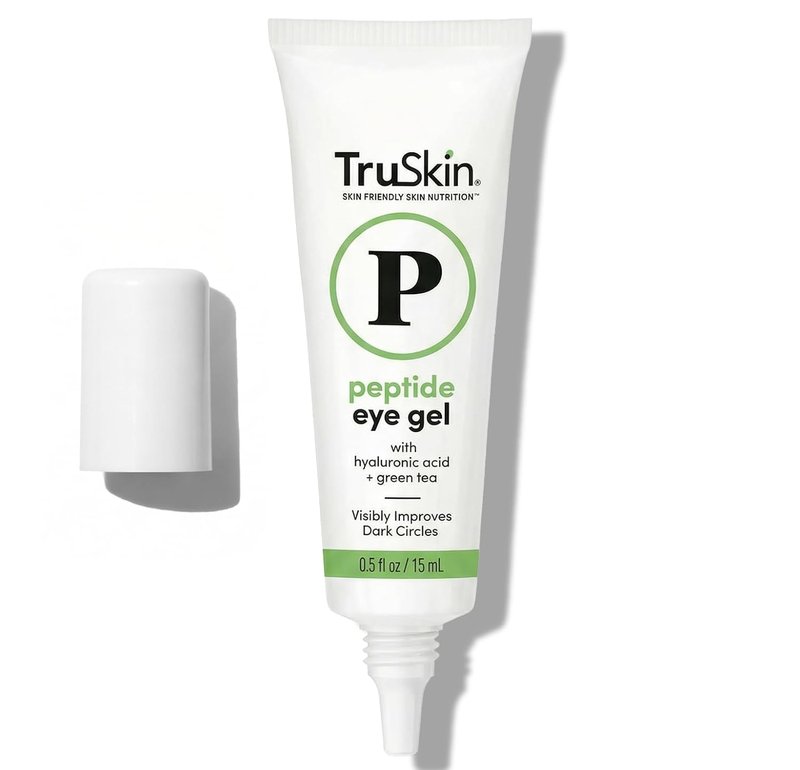 TruSkin Peptide Eye Cream Gel - Hydrating Under Eye Treatment for Dark Circles & Fine Lines | 0.5 Fl Oz