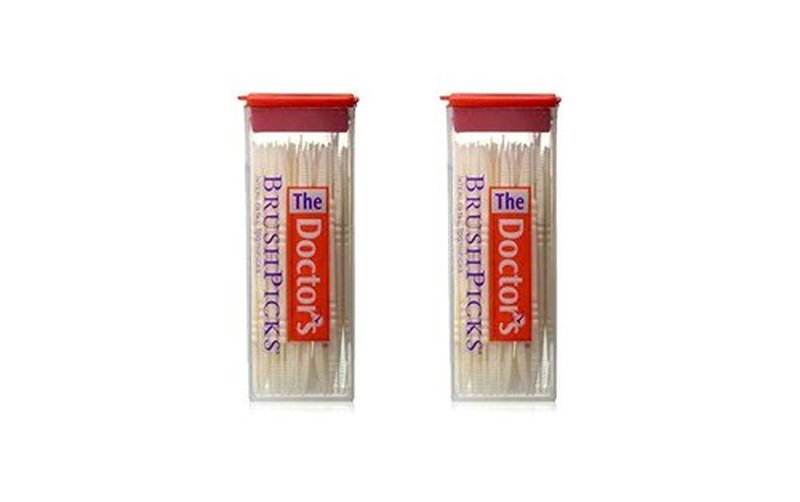 The Doctor's BrushPicks Interdental Toothpicks, 120-Picks per Pack (2-Pack)