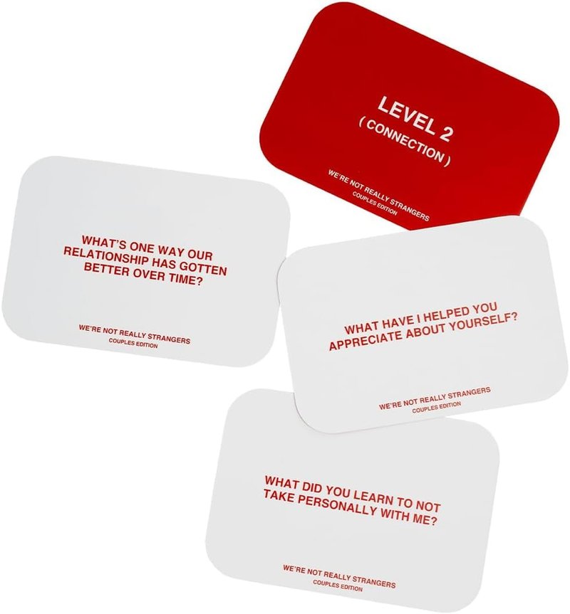 WE'RE NOT REALLY STRANGERS Couples Edition Card Game - 150 Conversation Cards for Couples - 2 Player Game for Memorable Date Nights & Game Nights, Ages 15+, 2 Players