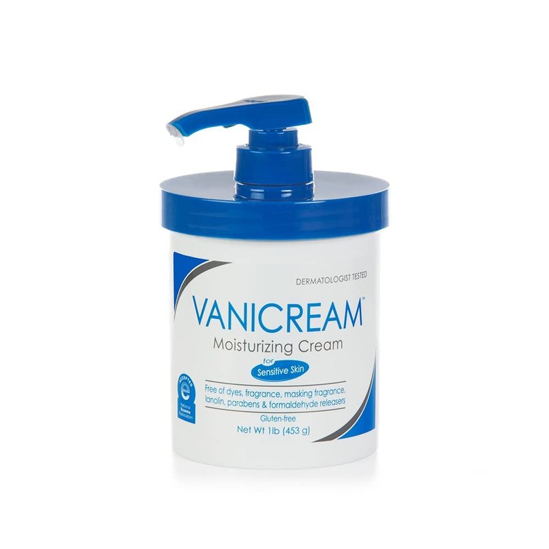 Vanicream Moisturizing Skin Cream for Sensitive Skin with Pump Dispenser - 16 oz, Pack of 2
