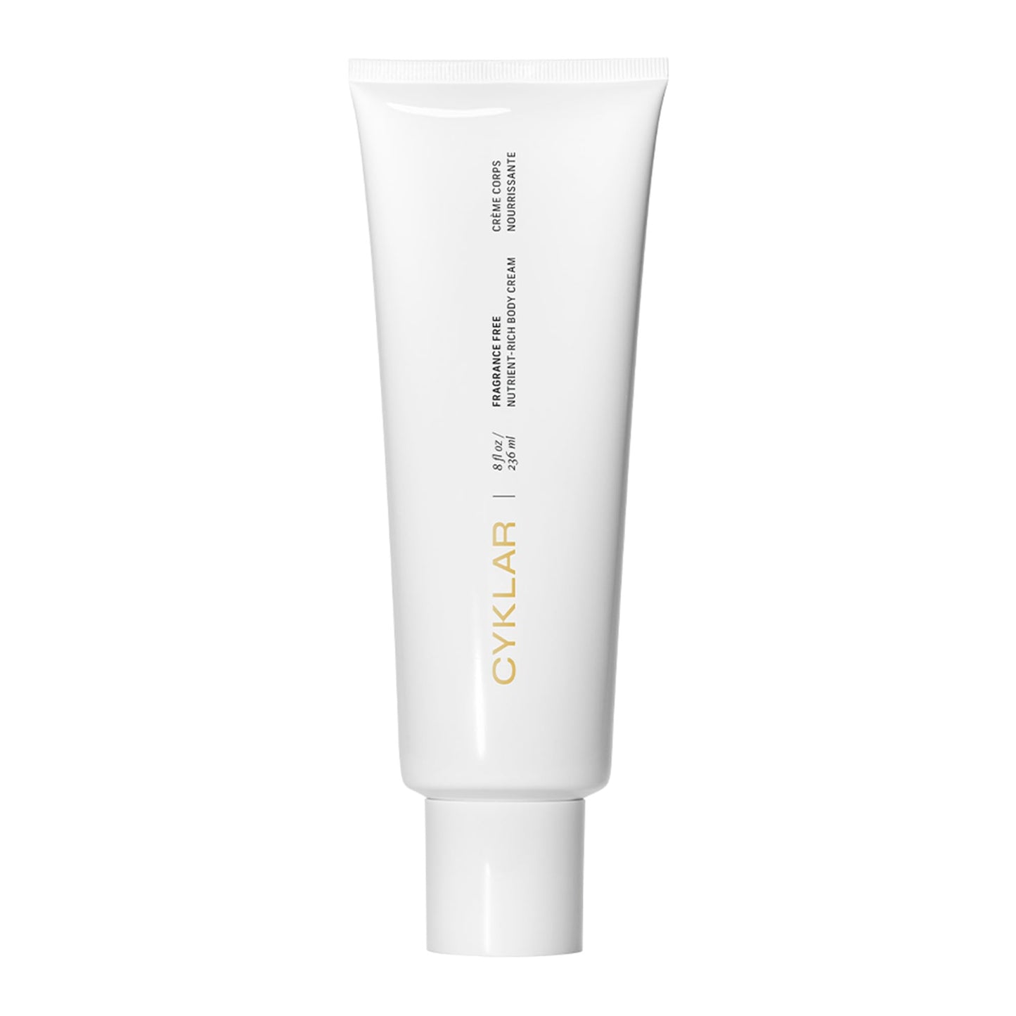 CYKLAR Nutrient Rich Body Cream – Non-Greasy Lotion for 48-Hr Moisture – Squalane, Niacinamide & Banana Flower for Hydration & Skin Barrier Support – Dry Skin Moisturizer 8oz – Fragrance Free