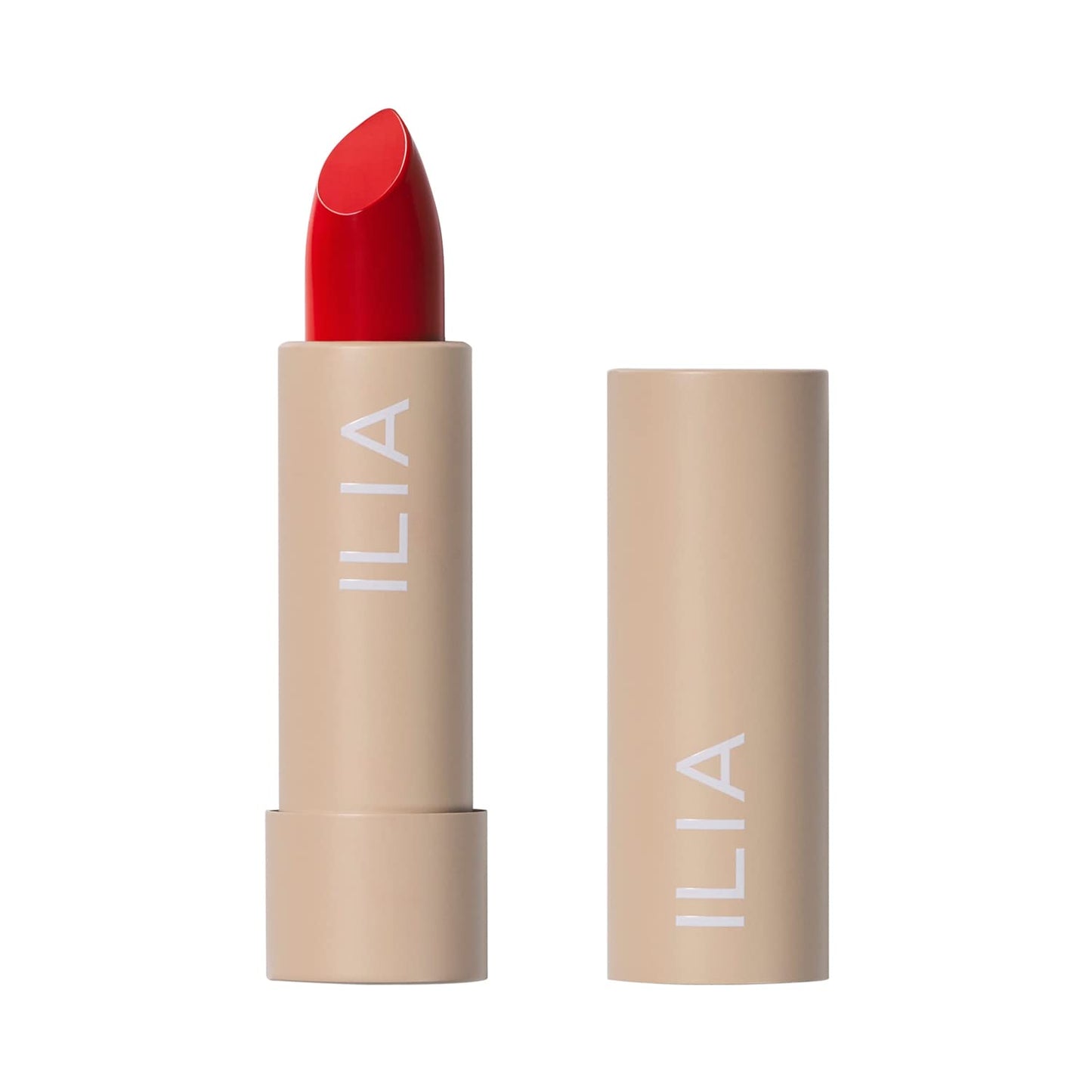 ILIA - Color Block Lipstick | Non-Toxic, Vegan, Cruelty-Free, Hydrating + Long Lasting, No Budge Color with Full Coverage (Amberlight (French Nude With Neutral Undertones), 0.14 oz | 4 g)