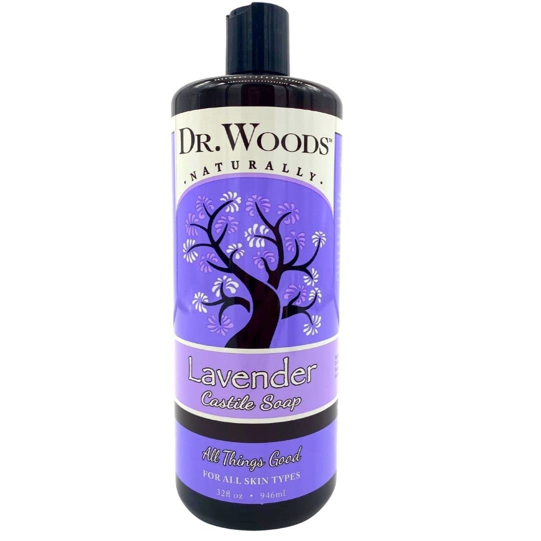 Dr. Woods Lavender Liquid Castile Soap - 32 Fl Oz, Pack of 3