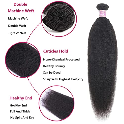 12A Human Hair Bundles 16 18 20 Inch Deep Wave Bundles Human Hair 100% Unprocessed Brazilian Virgin Deep Curly Human Hair Bundles Double Weft Deep Wave Hair Bundles Natural Black