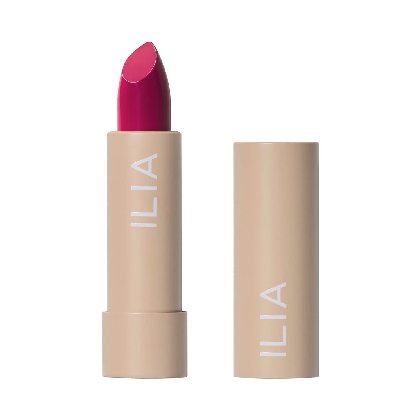 ILIA - Color Block Lipstick | Non-Toxic, Vegan, Cruelty-Free, Hydrating + Long Lasting, No Budge Color with Full Coverage (Amberlight (French Nude With Neutral Undertones), 0.14 oz | 4 g)