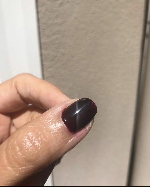 ADRIANNE K GLOSSY BLACK CHERRY NAIL POLISH, DIBA! QUICK DRY. HIGH SHINE. VEGAN, .51 FL OZ