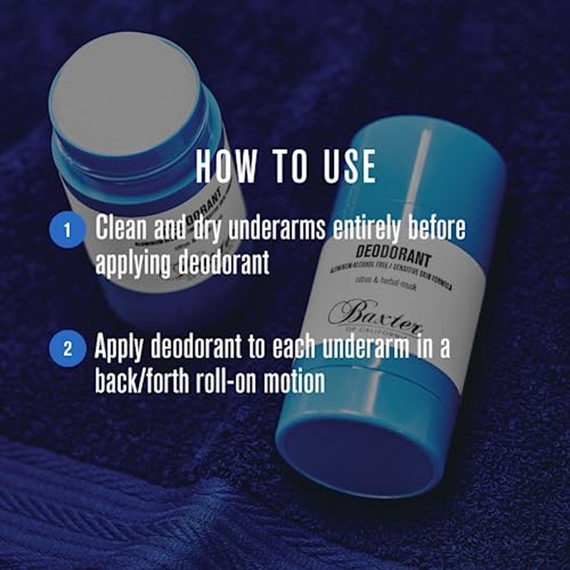 Baxter of California Deodorant + Pacific Cannabis Eau De Parfum Set for Men | 2.65 oz | Holiday Gift Set! Limited Edition