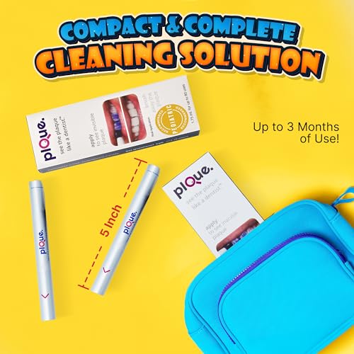 Say no to Tooth Decay. Highlights The Invisible Cavity Causing Plaque for More Effective Brushing. Designed by a Pediatric Dentist. No More Messy Tablets or Unpleasant Taste.
