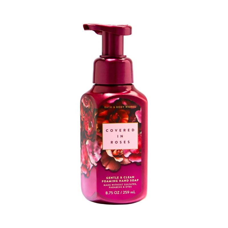 Bath & Body Works Gentle & Clean Foaming Hand Soap – WHITE TEA & SAGE, BLUEBERRY BELLINI, COVERED IN ROSES 3pc bundle – 8.75 fl oz each – Fresh Fruity & Floral Scents - 2026 LIMITED EDITION