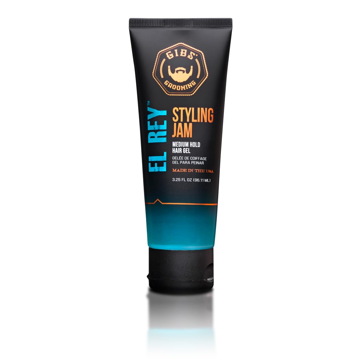 GIBS Grooming El Rey Styling Jam for Men, Medium Hold Hair Gel