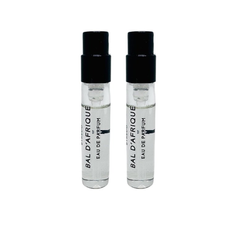 In1mart Lot of 2 by Bal D Afrique Eau De Parfum EDP Sample Vial Size .06 fl oz/ 2ml