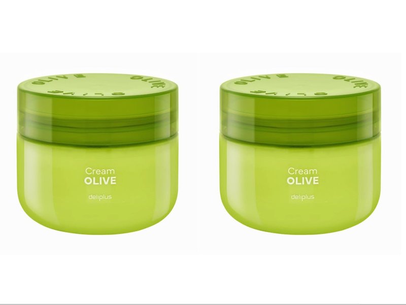 Deliplus Olive Oil Intensive Rich Moisturizing Hand and Body Cream Treatment for Dry Skin with Karite and Vitamin E 6.75 fl oz (Pack of 2)