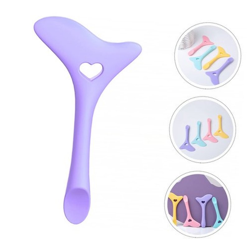 WOONEKY Eyeliner Aid Eyeliner Template Shaper Marscara Guard Tool Mascara Guard Eyeshadow Guide Eyeliner Pads Eye Wing Makeup Shaper Eyelash Mask Lashes Kit Eye Gel Violet