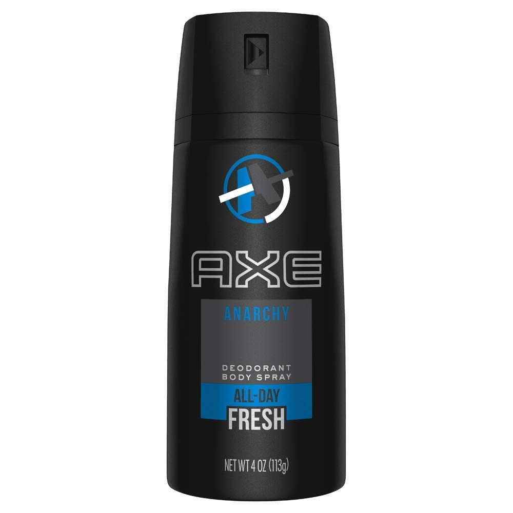 AXE Bodyspray Anarchy for Him 4 oz (Pack of 4)