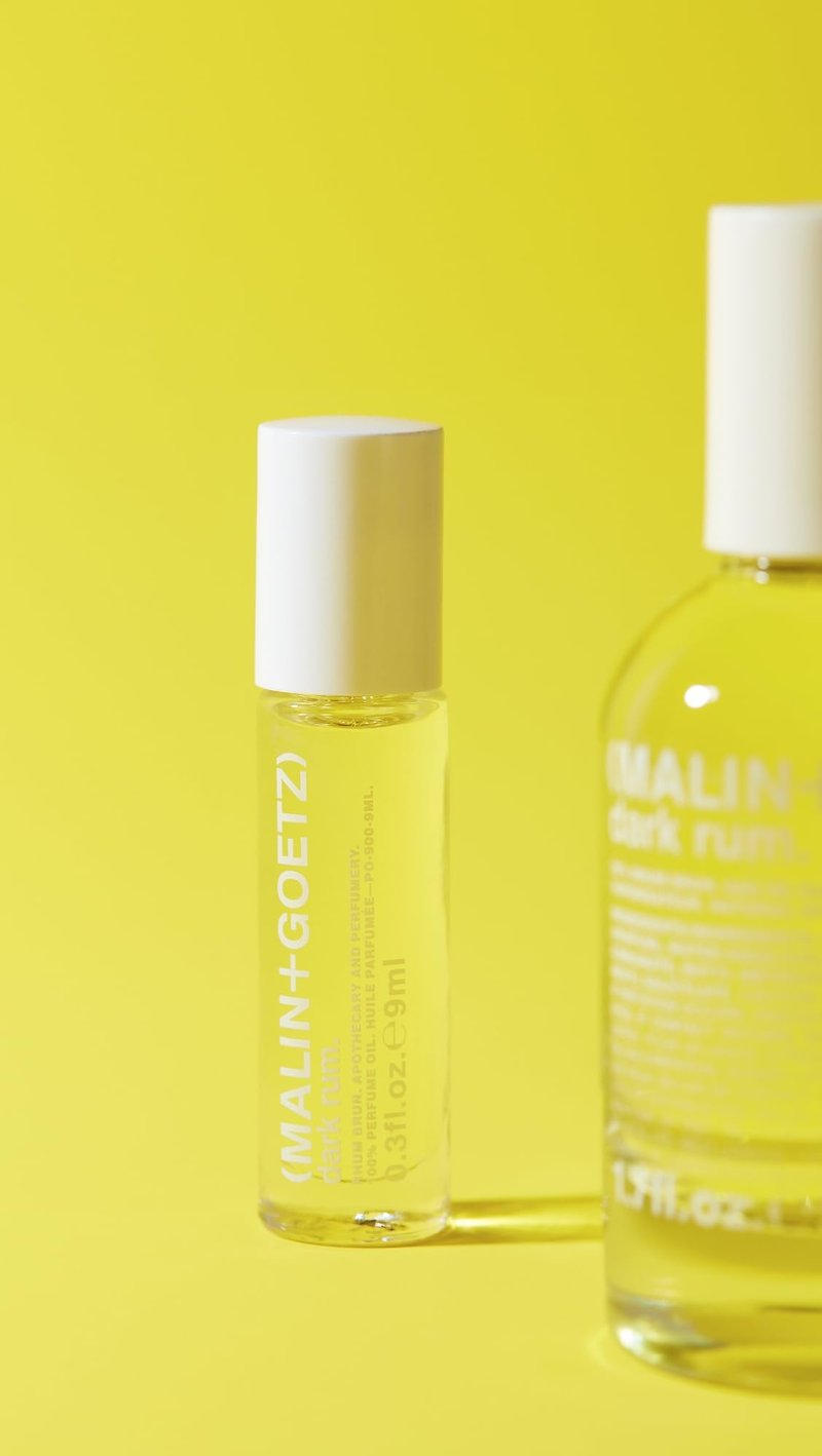 MALIN+GOETZ Perfume Oil Dark Rum | Concentrated Fragrance in Signature Scents | Travel-Friendly Rollerball | Vegan & Cruelty-Free | 0.2 fl oz