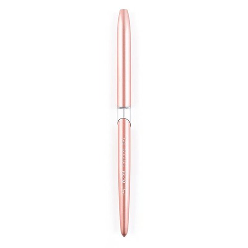 KADS 100% Kolinsky Sable Acrylic Brush Nail Brush for Acrylic Application Round Head Crimped Nail Art Brush Manicure Tool (16#)