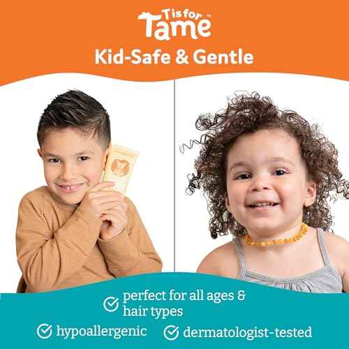 T is for Tame Taming Gel - Boys & Girls Baby Hair Styling Gel for Frizz Control, Flyaways - Natural Toddler, Kids Hair Tamer, Flexible Hold, 3.38fl oz, 2 Pack