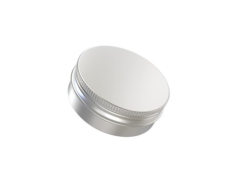 Goiio Aluminum Tin Jar Refillable 20 Pcs Container 30 ML, with Screw Lid, Silver