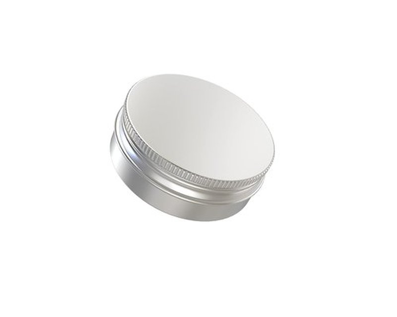Goiio Aluminum Tin Jar Refillable 20 Pcs Container 30 ML, with Screw Lid, Silver