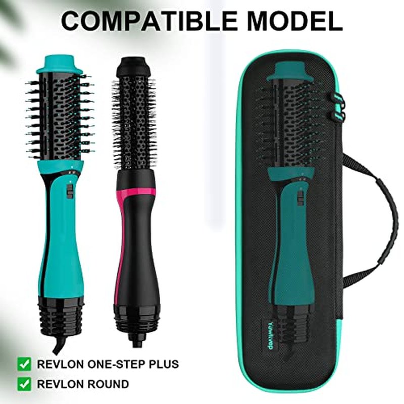 Case for One Step Volumizer Plus 2.0, Hard Travel Case Fits for One-Step Volumizer Plus, Hot Air Brush Case for One Step, Case for One Step Hair Dryer Brush (Case Only)